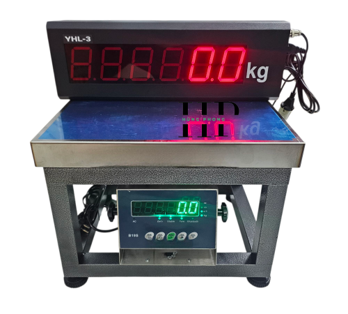 Hôm nay shop về cân điện tử kết nói bảng led phóng to số kg 