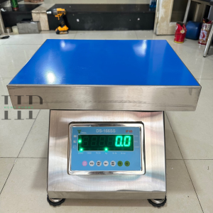 CÂN ĐIỆN TỬ GHẾ HỘP INOX 304 ,LẮP ĐẦU DS - 166SS ,LED XANH